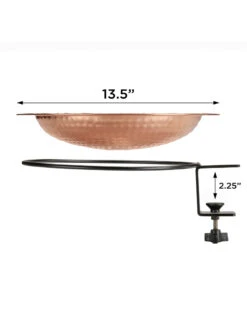Pure Copper Bird Bath Deck Mount 12 Pure Copper Bird Bath Deck Mount -Garden Supplies Sales 2024 8613381 04v