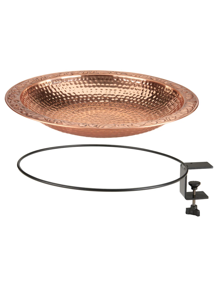 Pure Copper Bird Bath Deck Mount 4 Pure Copper Bird Bath Deck Mount - Image 4