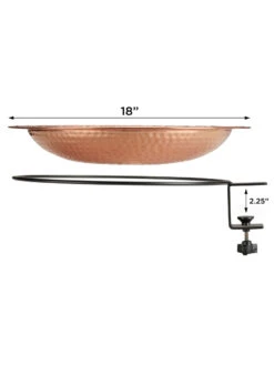 Pure Copper Bird Bath Deck Mount 13 Pure Copper Bird Bath Deck Mount -Garden Supplies Sales 2024 8613382 05v