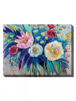 Floral Array Outdoor Wall Art -Garden Supplies Sales 2024 8614011 01V 3 4